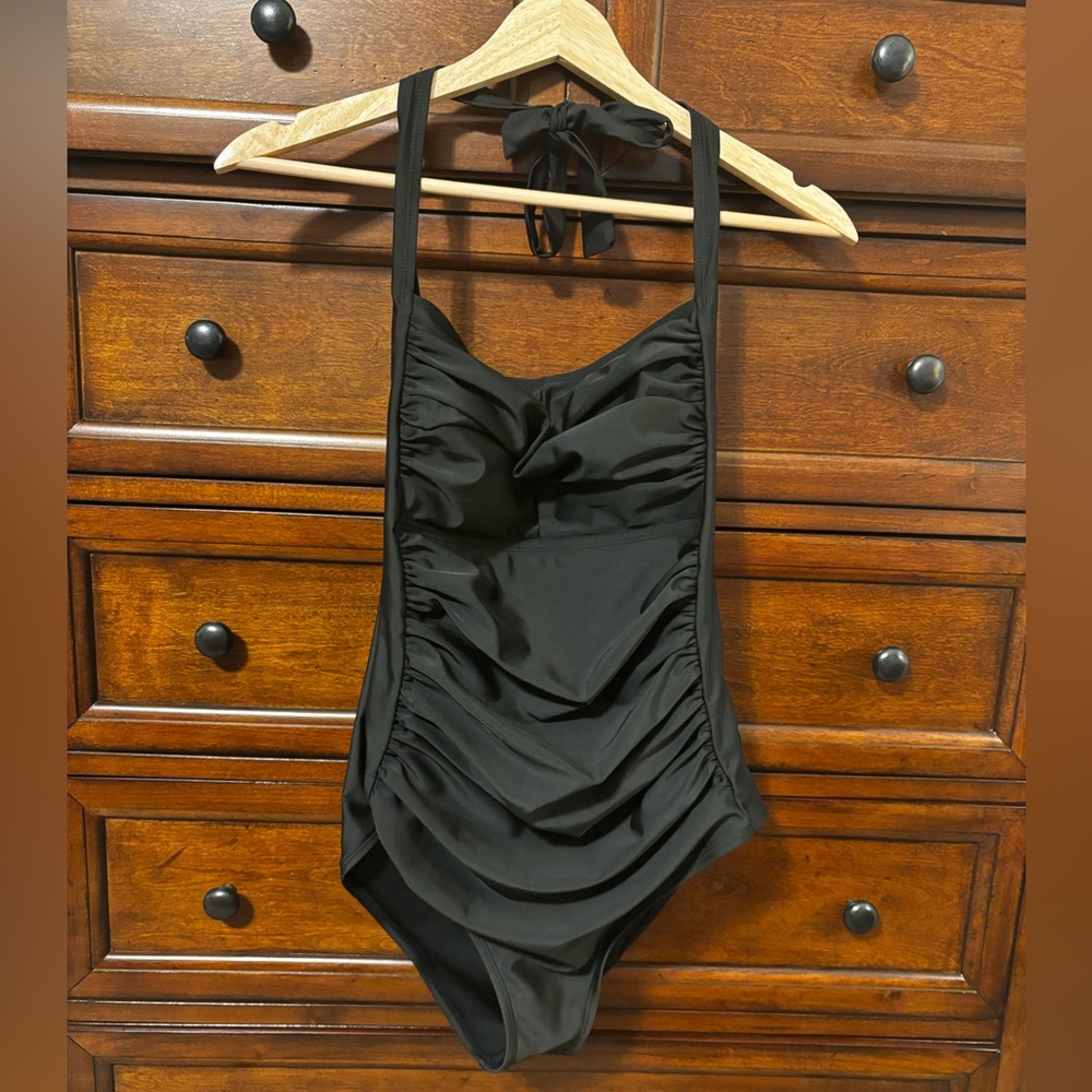 Smismivo Tummy Control Swimwear Halter One Piece